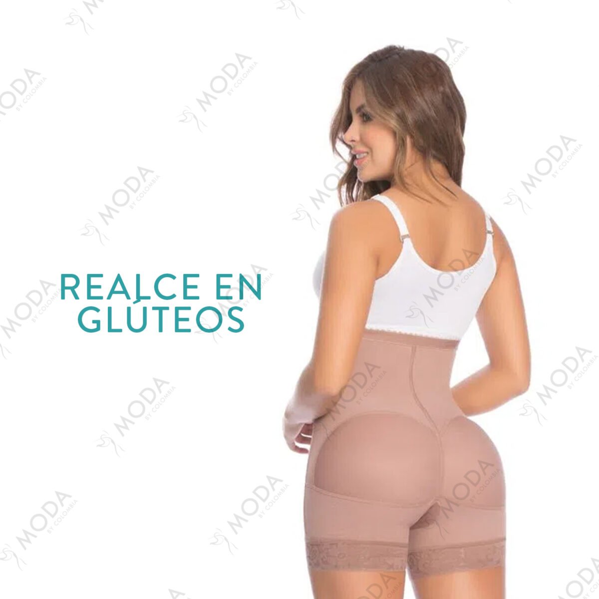 Con la faja colombiana panty alto con moldeo podrás lucir cualquier prenda ajustada de tu preferencia. Ideal para usar con vestidos, shorts o leggins.